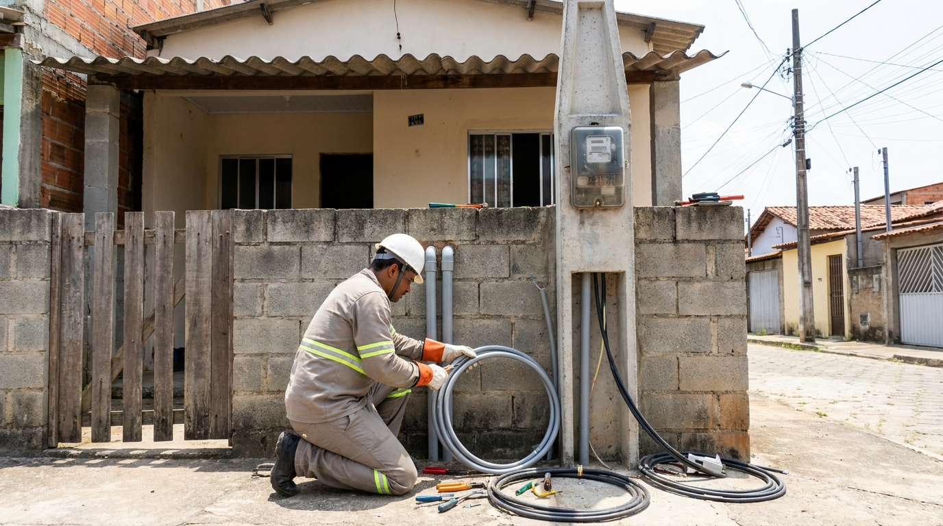 Instalação de Poste Padrão em Guarapari‑ES